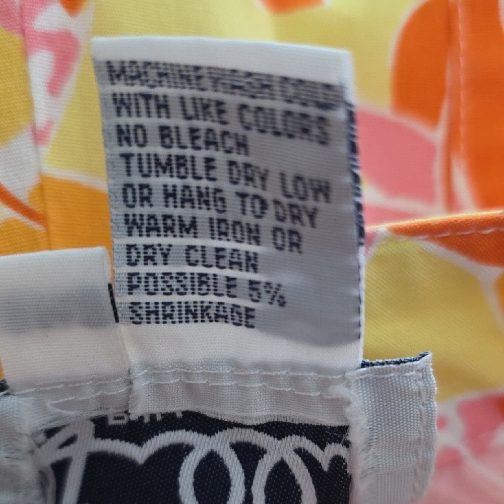 Lilly Pulitzer Orange and Pink Floral Top - Picture 3 of 7